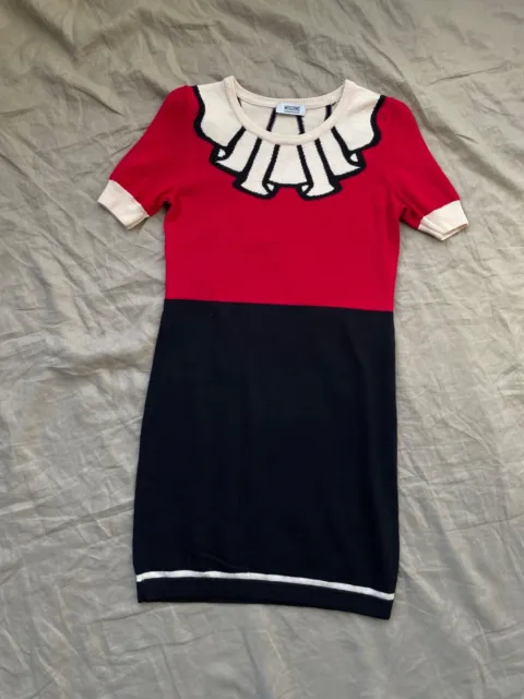 Moschino Cheap Chic Vintage Women's Print Knit Dress Size IT 40 / S