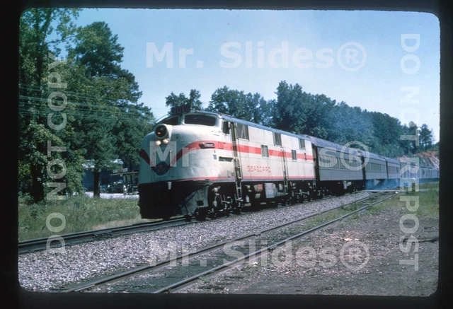 Duplicate Slide SAL Seaboard Air Line E6A 3016 W/Train #4 Action Bracey VA 1963