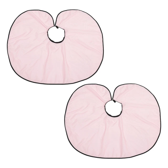 2 pz sciarpa taglio di capelli pongee panno di copertura taglio di capelli grembiule taglio di capelli rosa