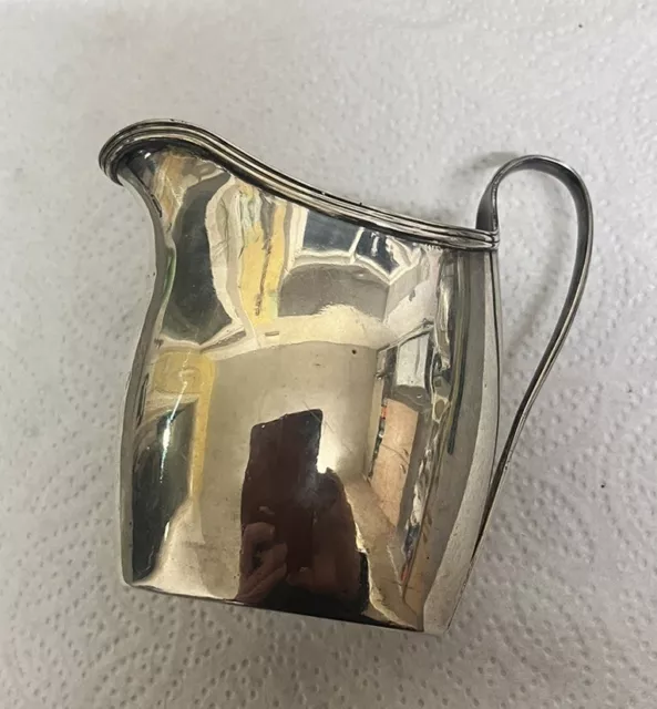 Nice Georgian Sterling Silver Cream Jug Hallmark For London