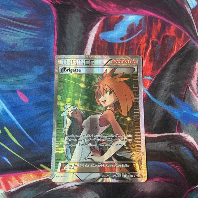 POKEMON TCG BRIGETTE Full Art Trainer XY Breakthrough Card 161/162 20.43 -  PicClick UK