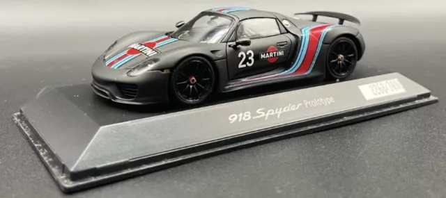 Minichamps 1/43 Porsche 918 Spyder Prototype Martini Racing #23 LE 3000 Pcs