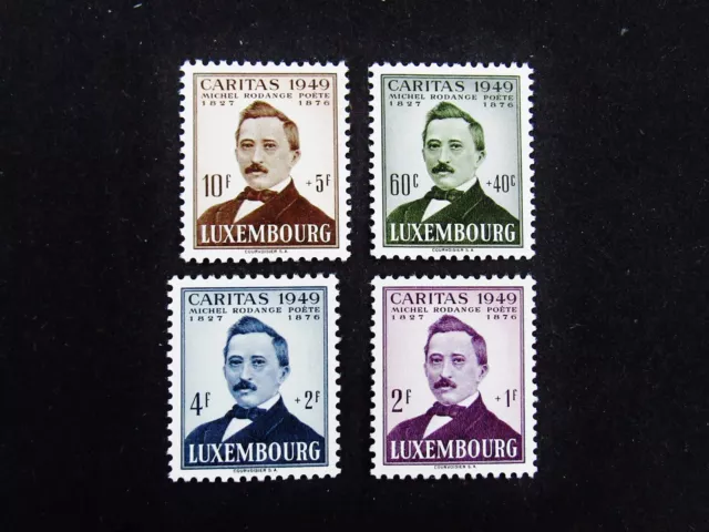 nystamps Luxembourg Stamp # B152-B155 Mint OG NH       A12y528