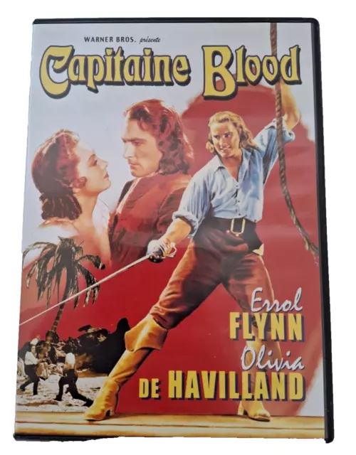DVD...Captain Blood, Errol Flynn, Olivia de Havilland,  action pirate