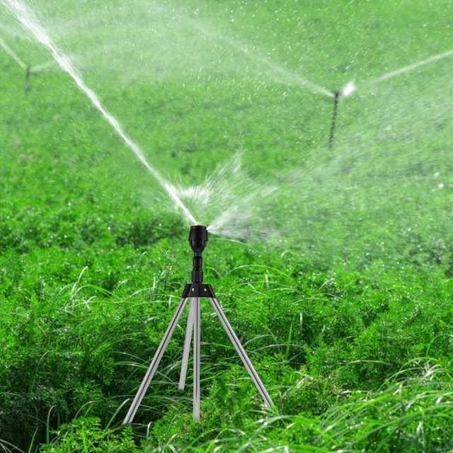 Watering Tripod Sprinkler for Yard Garden Irrigation 360°Rotating Telescopic ✌