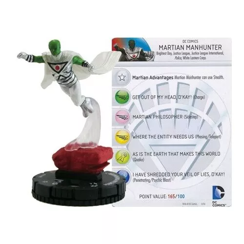 Martian Manhunter #D16-001 WizKids Promo DC Heroclix Single Figure