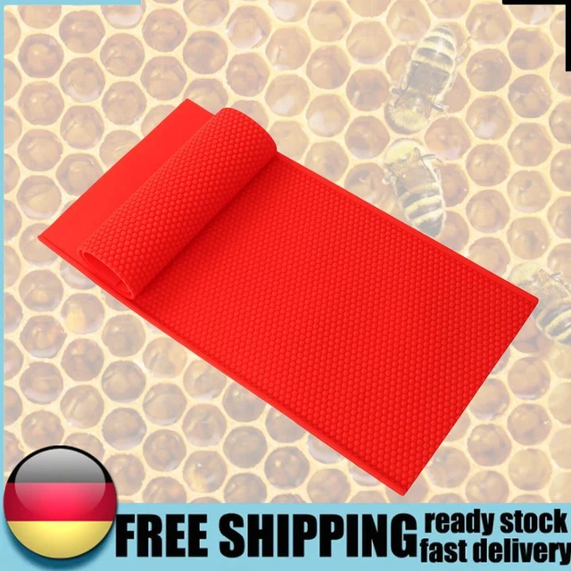 2 pezzi stampo per cera d'api silicone cera d'api fondotinta stampo per pressa strumento apicoltura