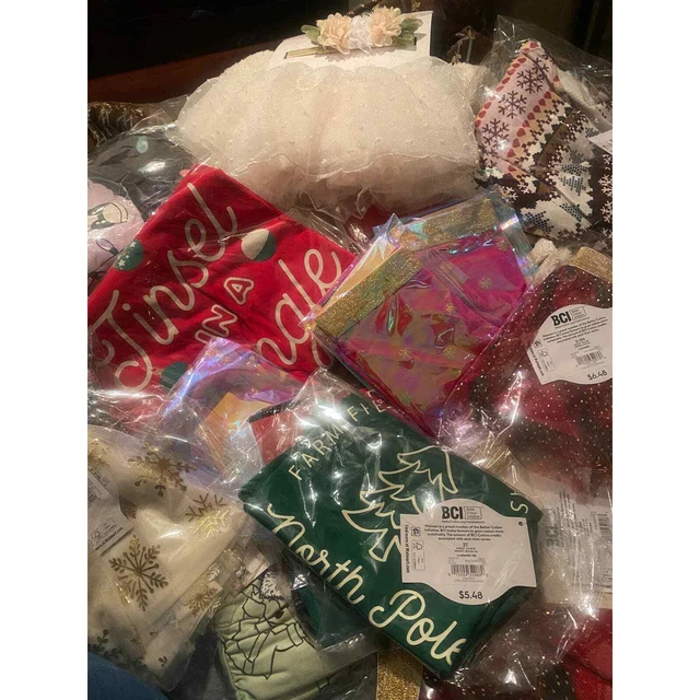 Wholesale Christmas Clothes & Accessories lot infant-adult Retail $160++ All NWT
