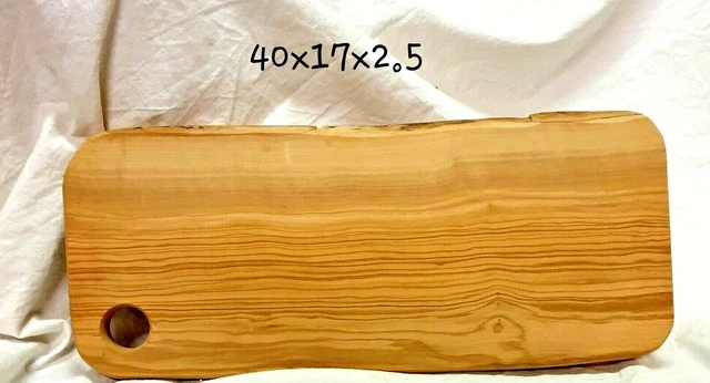 Tagliere Artigianale In Rovere E Frassino 40x27 Cm | Controfibra, Fatto A Mano Con Cera D'Api In Omaggio