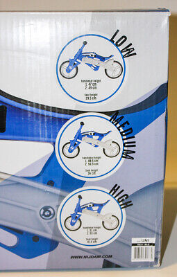 Nijdam Junior Enfants Premium Léger Draisienne Vélo Bleu/Gris, One Taille 2