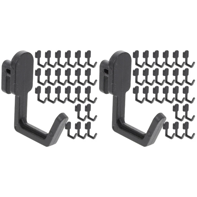 48 Pcs Pegboard J Shape Hook Pegboard Tool Utility Hook Peg Board Hook