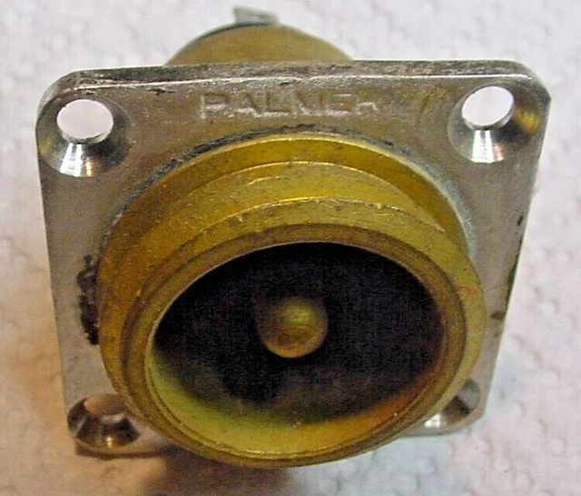 Palmer Low Ohms 1 Pin Quick Screw Male Power Conn 7/8” Internal sleeve 1-1/4” Od