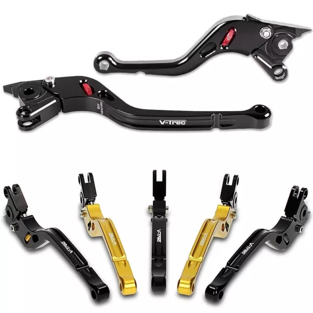 V-Trec VX Motorrad Kupplung Bremshebel-Set für Ducati Monster S4R 03-06 mit ABE