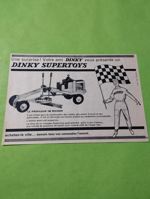 Dinky Toys - Richier Profileur , Oxidations Sur Les Chromes, En Boite Manque Intercalaire Superieur Ref 8