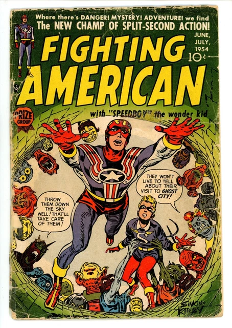 Fighting American #2 Headline Publications GD (1954)