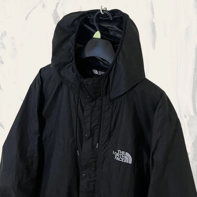 Giacca a guscio leggera da uomo nera The North Face Hyvent con cappuccio (taglia M) T268 3