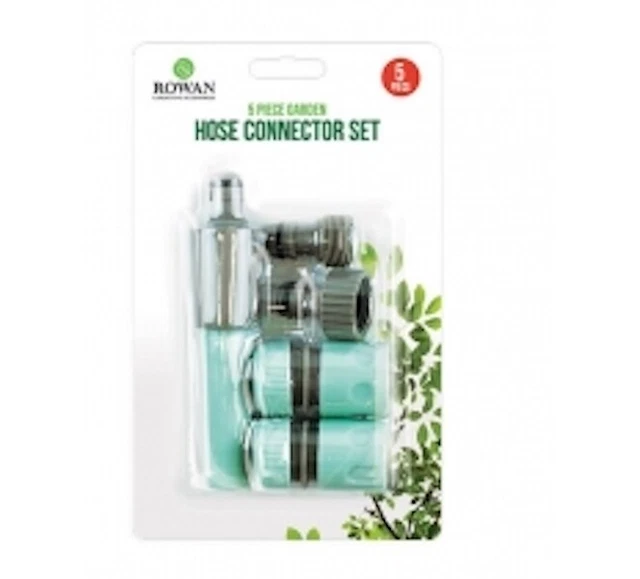 5Stck. Gartenschlauch Stecker Set Spritzpistole Set Adapter Kit Wasserrohr Nebel