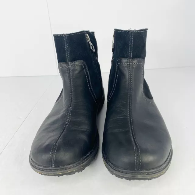 Timberland Ashdale  Ankle Boots Waterproof Women 9.5 Winter Shoes Black 8629A 2