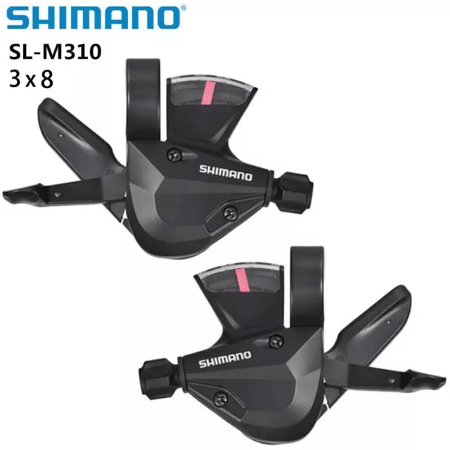 Shimano Altus SL-M310 3/8 3X8 Speed Trigger Shifter Dual Lever Shifters Set