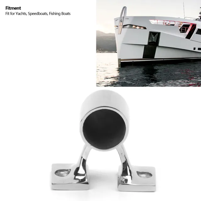 1 pollice raccordo corrimano accessori in acciaio inox per yacht barche da pesca velocità➹