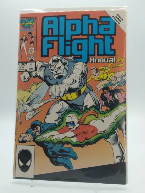 Alpha Flight Annual #1 1986 Marvel FN