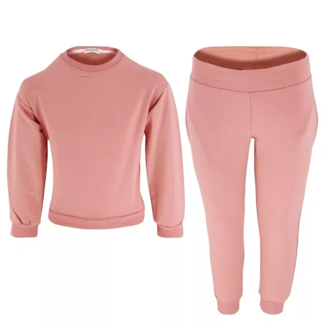 Girls Kids lounge set Pink Premium Quality Loungewear UK 2 to 10 Years