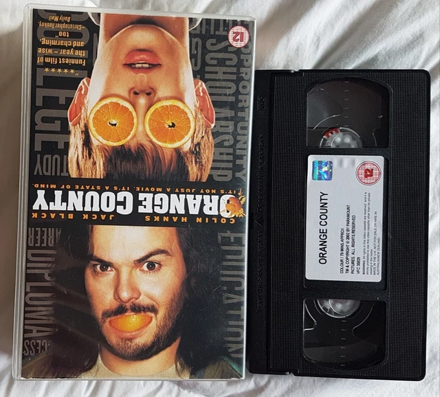 ORANGE COUNTY (VHS) BIG BOX Colin Hanks + Jack Black + Chevy Chase + Lithgow £11.99 PicClick UK