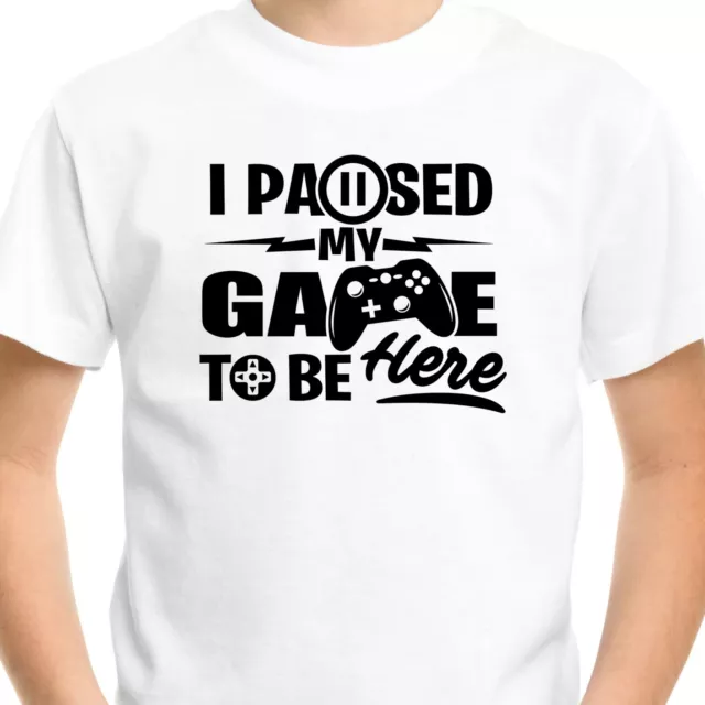 GAMER T-SHIRT Funny Adult Men Kids Boys Tee Top Gaming Game t shirt V6