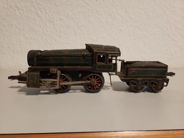 bing lokomotive, 0-35 , spur 0 zum ausschlachten plus Anhänger 