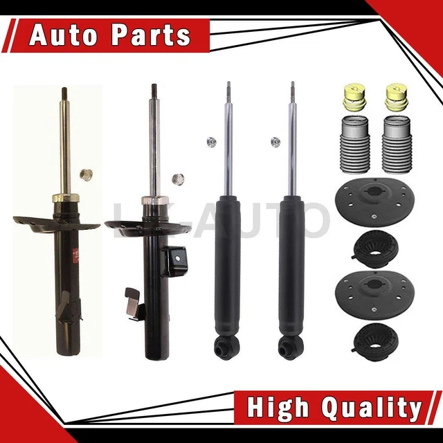 KYB 8 Of Shocks Absorber Strut Bellows Strut Mount Kits For Volvo V70 08 09 2010