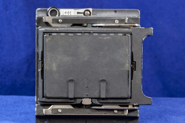 GRAFLEX 4X5 COMPLETE Graflok Back W/ Screws Crown Speed