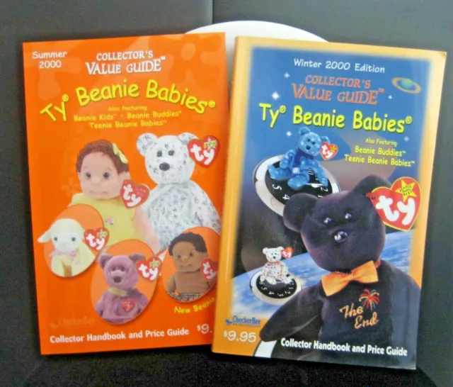 Two TY Beanie Babies Collector's Value Guides Summer & Winter 2000 NEW