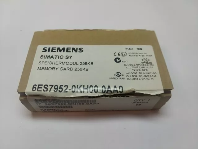 Memoire  Siemens 6Es7 952-0Kh00-0Aa0