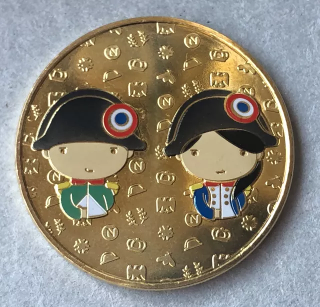 Francia 2021 Bicentenario Morte Napoleone Bonaparte Kids Bicorno Medaglia Medal