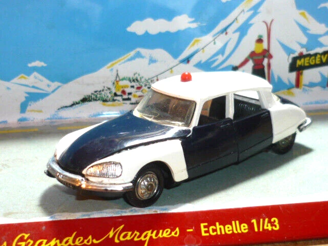 Ancienne Citroën DS 21 Norev 1/43 - Miniature Plastique Française Des Années 70 En Bon état