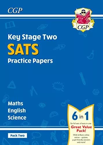 New KS2 Complete SATS Practice Papers Pack 2: Science, Maths & E... by CGP Books