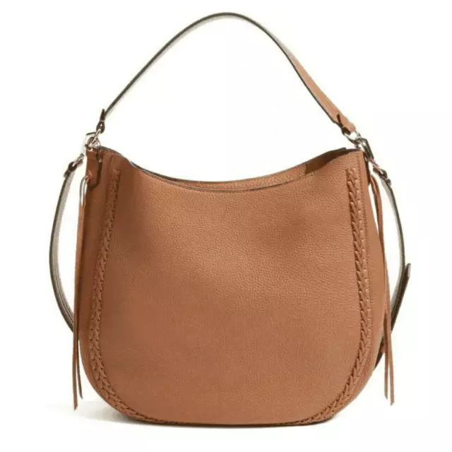 Rebecca Minkoff Unlined Convertible Hobo Whipstitch Leather Bag