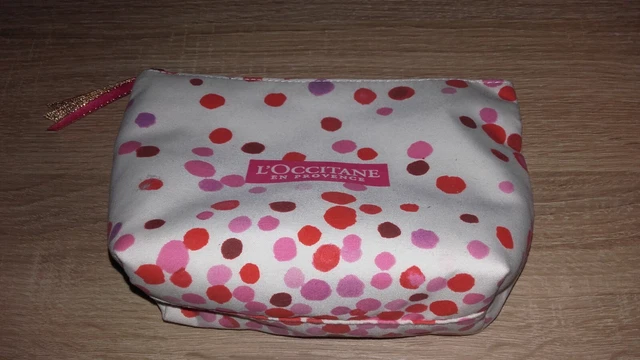 Trousse De Toilette L'Occitane Forme Nuage En Tissu Bleu - Occasion, Dimensions 19x14 Cm, Fermeture éclair