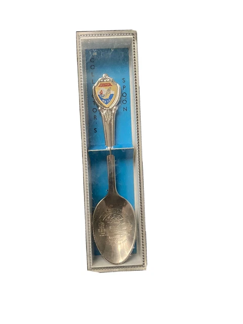 Lot: 7 Vintage Souvenir Collector Collectible Spoons, One From Disneyland 1984