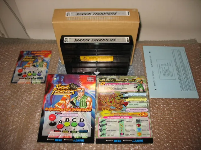 Shock Troopers 1 Neo Geo Mvs Kit 100% Original Snk!