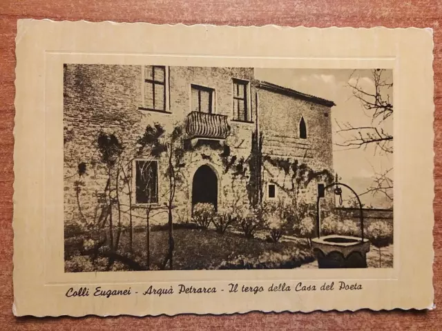 Arquà Petrarca (Padova). Il tergo della Casa del Poeta.