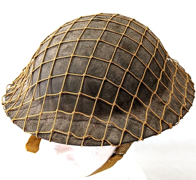 WW2 AUSTRALIAN ARMY uniform steel helmet Brodie Mark III 1942