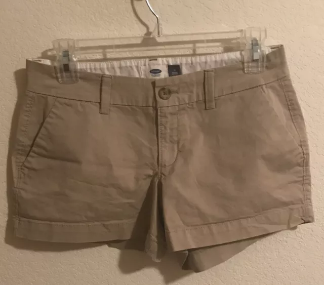 Old Navy Khaki Dressy Shorts Size 0 29 In Waist, 3 In Inseam, 8 In Rise Tan