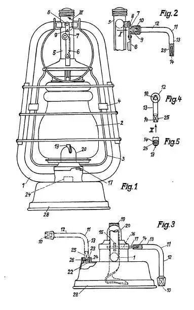 Alte Grubenlampe / antike Sturmlaterne / Karbidlampe 1891++