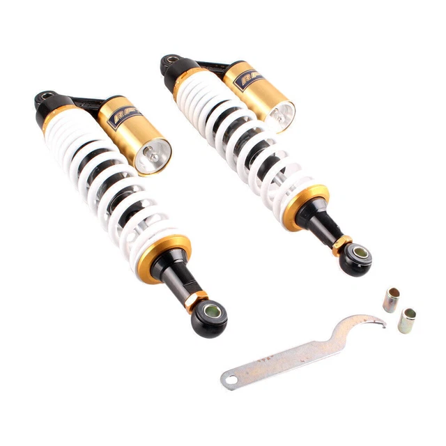 15 3/4" 400mm Rear Air Shocks Absorbers Suspension Spring Bag Damper Quad ATV