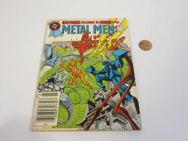 The Best Of Dc Metal Men No.497 #34 Comic Book Digest Blue Ribbon 1983