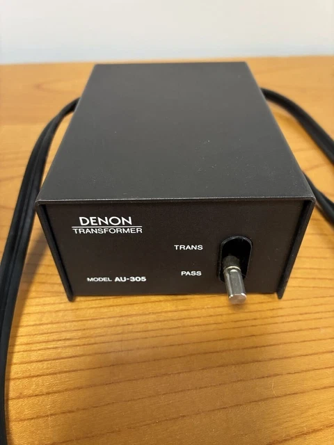 DENON AU-305 STEP Up Transformer MC Cartridge Japan Used TESTED