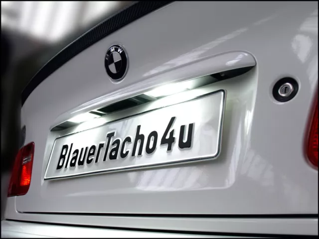 18 SMD LED éclairage plaque d'immatriculation Mercedes W220 écolabel