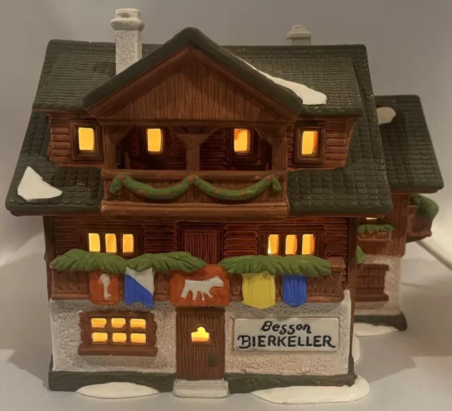 Department 56 Heritage Collection Alpine Village Besson Bierkeller (The Pub) New