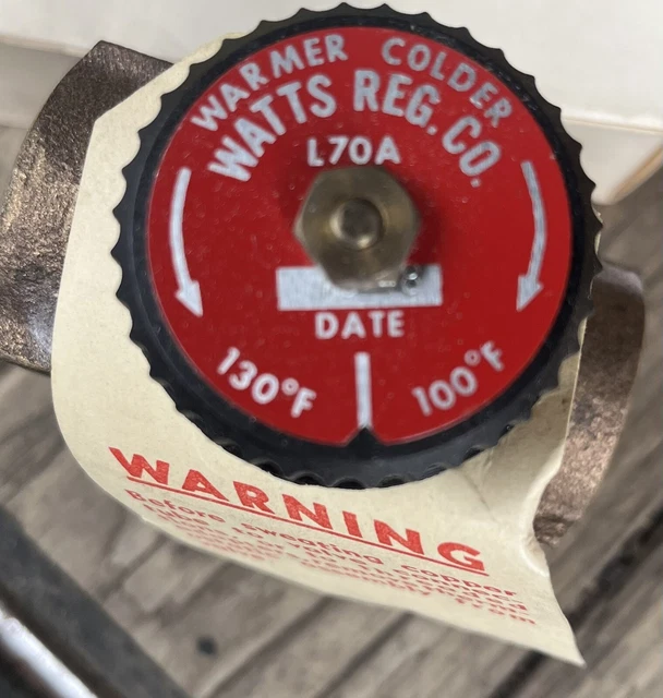 WATTS 0215473 1/2" Hot Water Extender Tempering Valve L70A-T BRAND NEW IN BOX